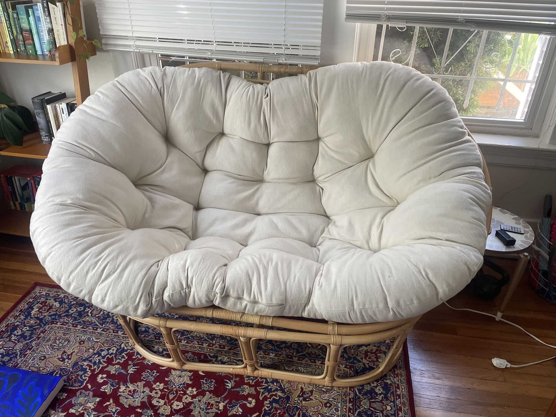 World Market double Papasan Chair