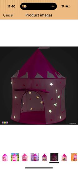 Pink Castle Play Tent