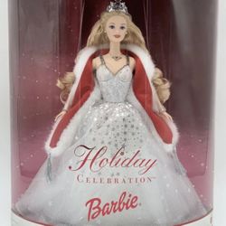 Mattel Holiday Celebration 2001 Barbie Doll New In Box!
