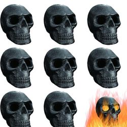 Gas Log Metal Skulls For Fire Pits