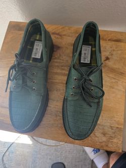 MALBON X SPERRY VIBRAM LUG 3-EYE GREEN
