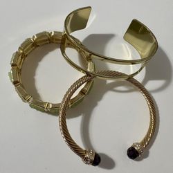 Set Of  3 Fashion Jewelry Bracelets