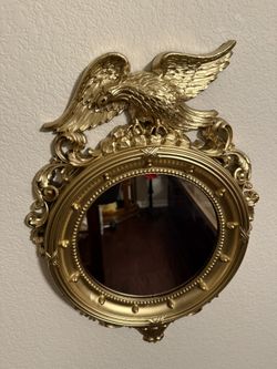 💥LARGE FLAT FEDERAL GILDED MIRROR 