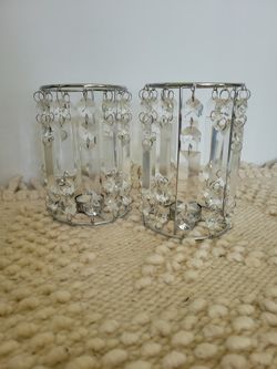 Crystal Tea Light Candle Holders