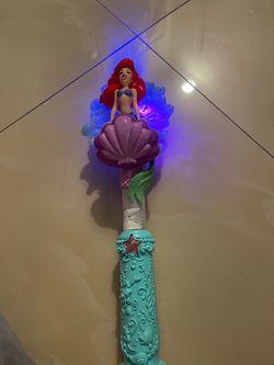 Disney Little Mermaid Ariel Light-Up Wand Little mermaid Disney bubble machine