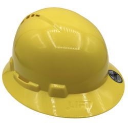 LIFT SAFETY Briggs Vented Full Brim Hard Hat Helmet Yellow HBFC-7L