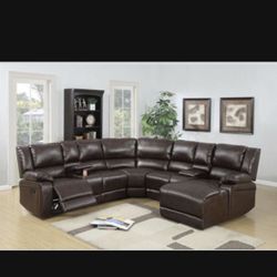 Sectional Sofa Set Recliner 