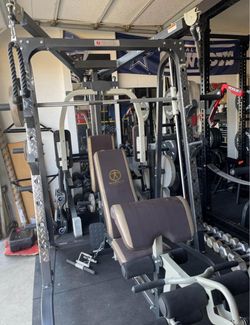 Smith Machine Included Weights/Bench/Attcahments
