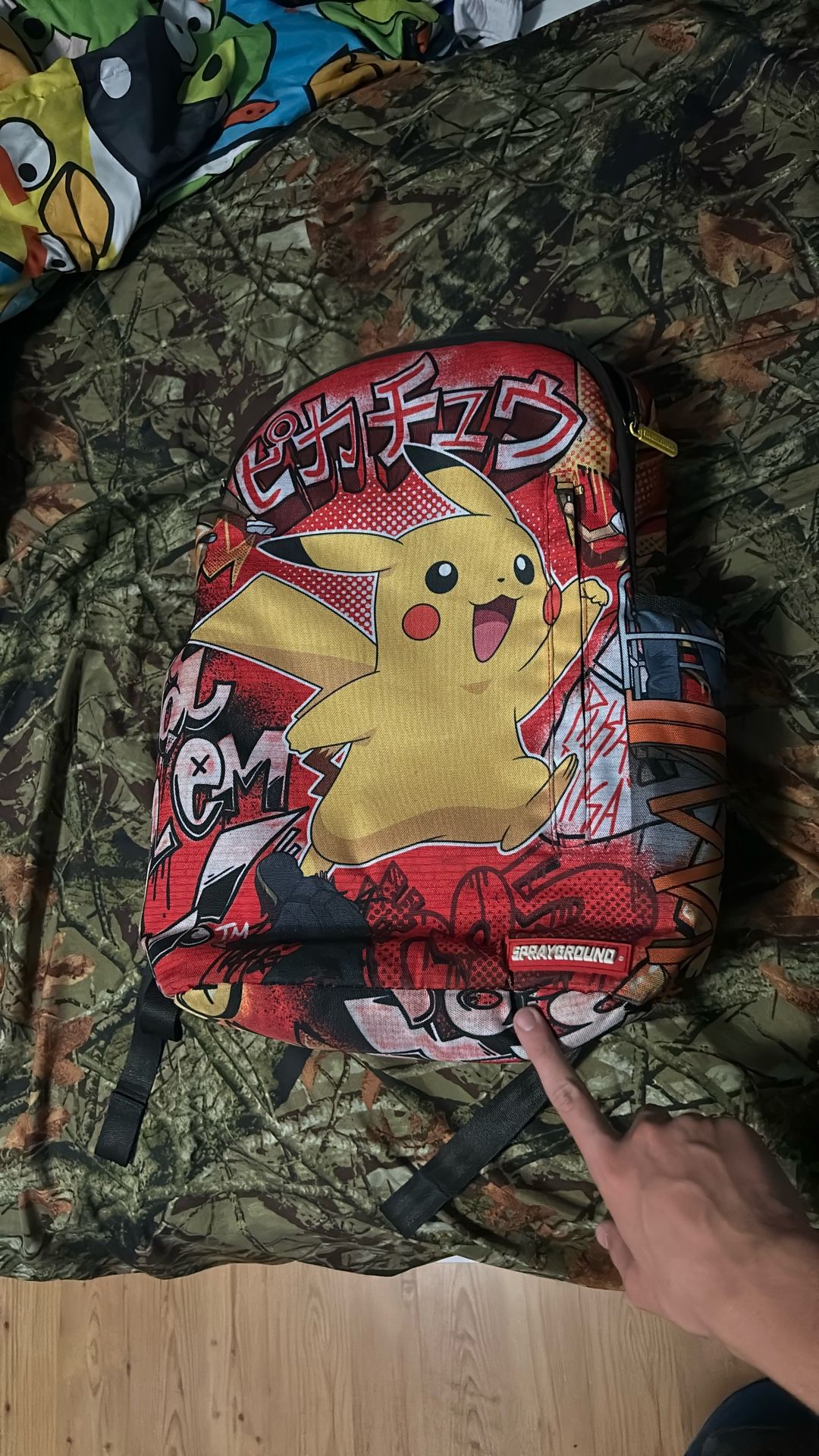 Pikachu Spray Ground Backpack