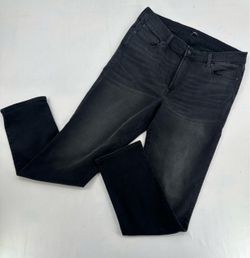Express Hyper Stretch Slim Straight Black Jeans Men’s 34x34 Faded Wash