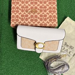 white small purse 