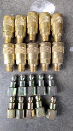 1/4 Automotive Female Plug And Coupler Set Air Tools