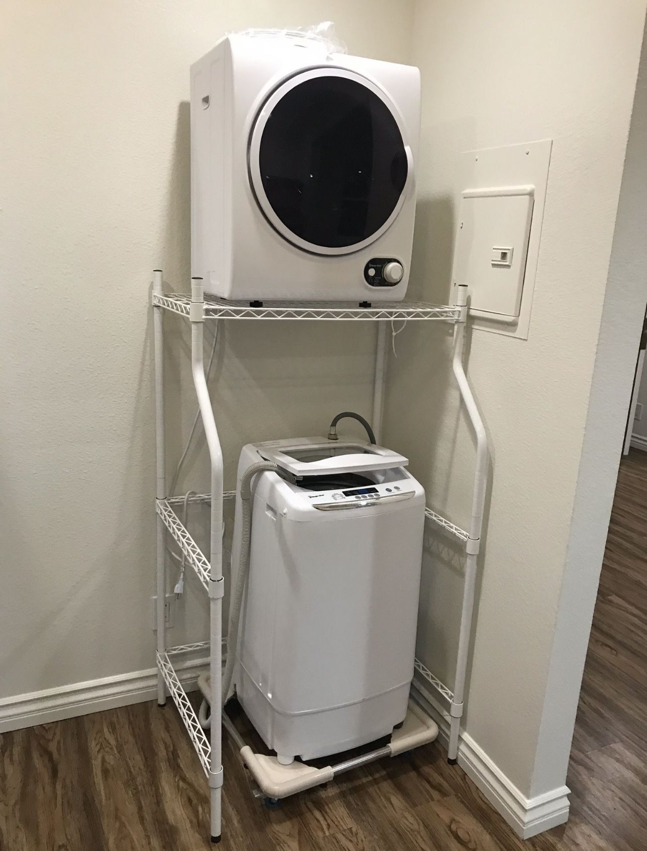 Portable Washer and dryer (with Organizer stand) - Easy To Use
