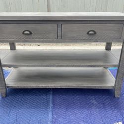 Grey Media Console 