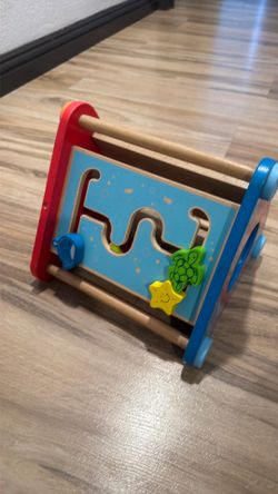 Hape Wooden Toddler Activity Triangle