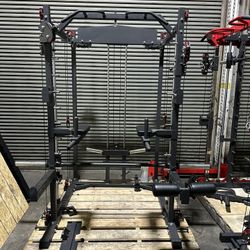 Squat Rack w/Smith Machine Bar | Home Gym | Fitness | Gym Equipment | FREE DELIVERY 🚚 