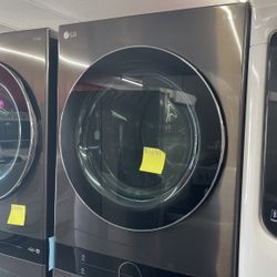 New Scratch And Dent LG Washer Tower Front Load Washer And Dryer Stackable. 1 Year Warranty 