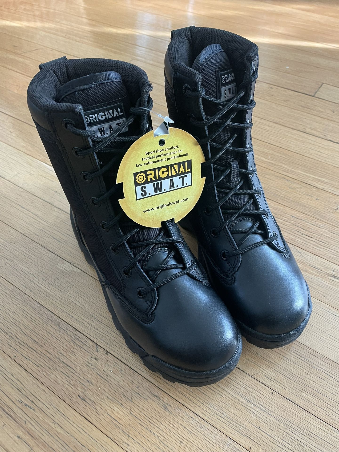 Original Swat Classic 9 Waterproof 119501 Women’s Black Tactical Boots-Size 8.5