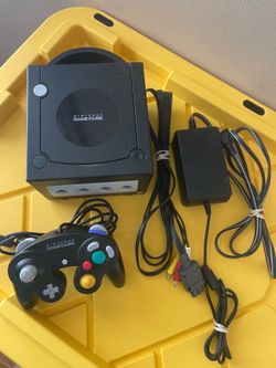Nintendo GameCube Black with OEM cords and Controller