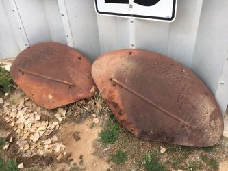 Vintage Ford tractor fenders