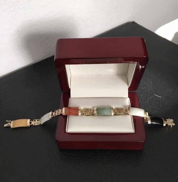 Jade Multi Color Bracelet 