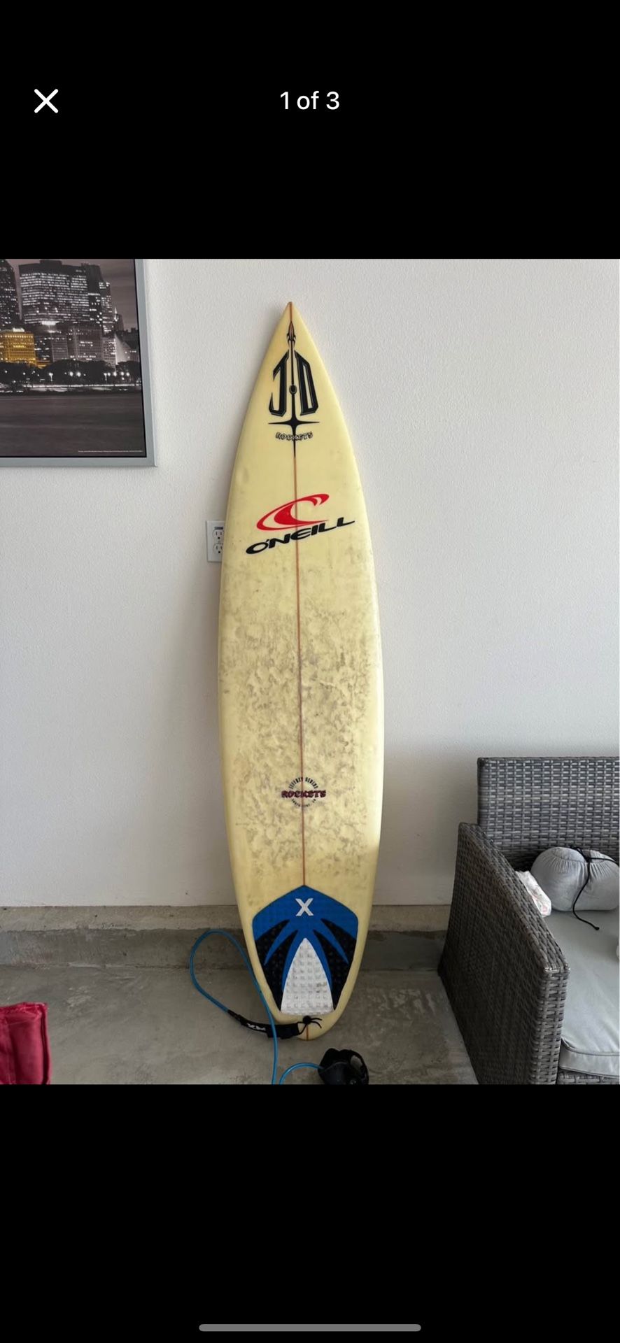 Oneil 6'5 surfboard Surfing 