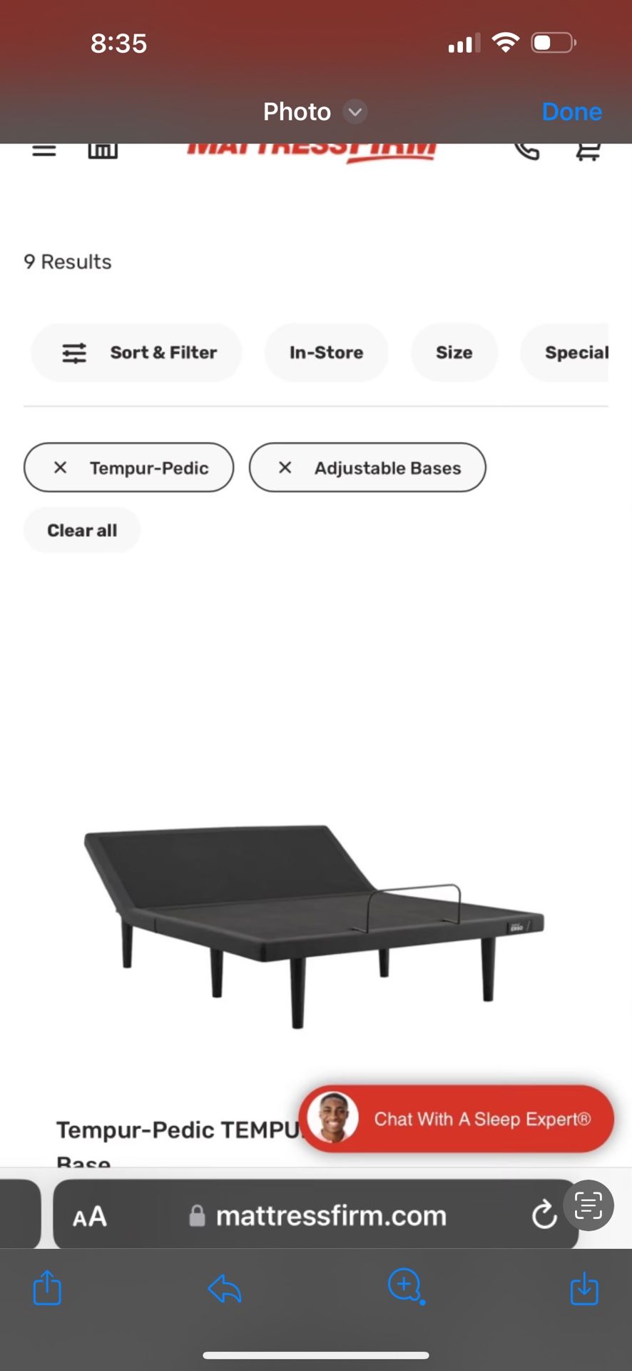 Ease Adjustable Base, Never Used! 