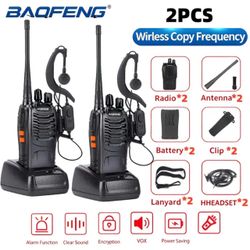Baofeng Two-Way Radios 2-Pack with Accessories