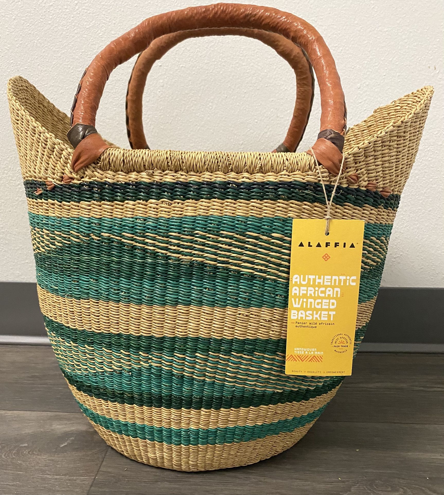 Hand Made Basket From Africa