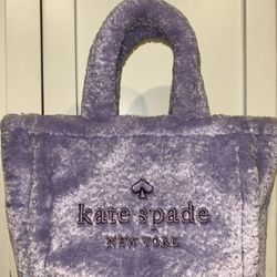 Kate Spade New York- Faux Fur Handle Bag (Lavender) 