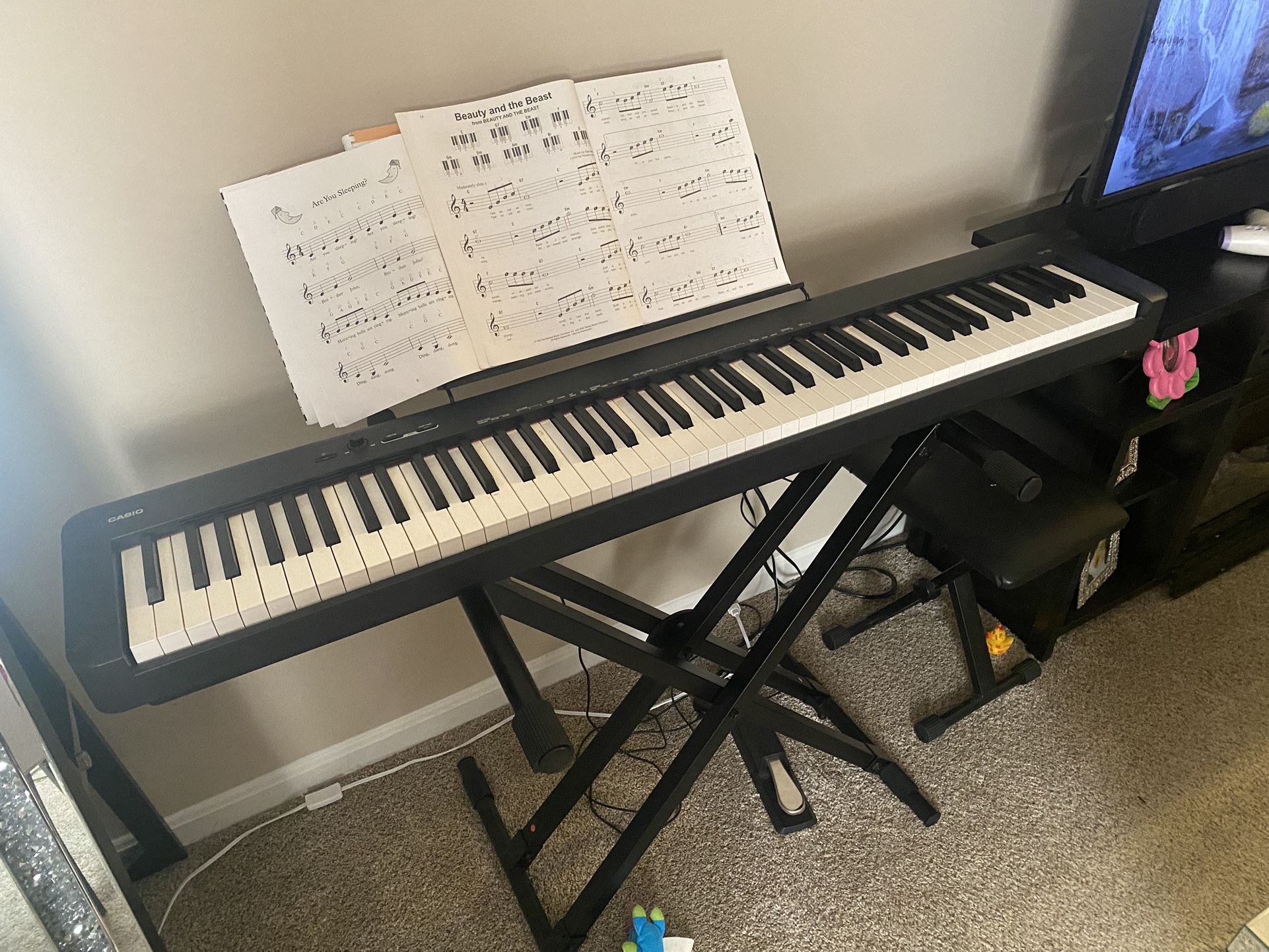 Casio Like New CDP-S100 With Stand Chair And Foot