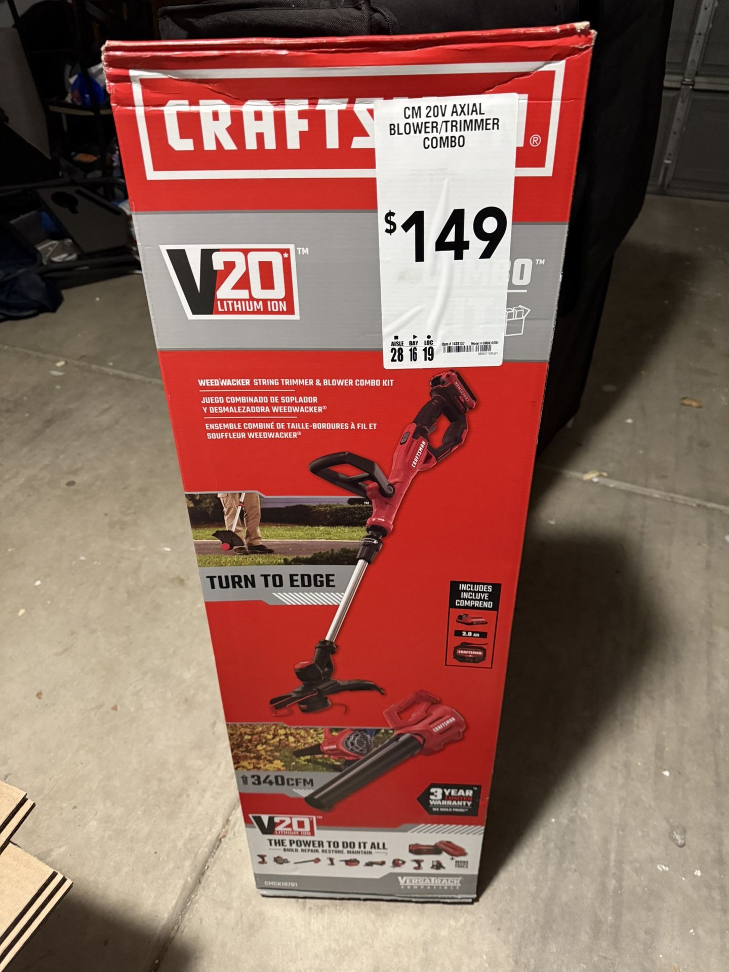 Craftsman Leaf Blower And Weed Wacker/Trimmer
