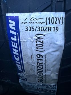 Michelin Pilot Sport Two Tires- 305/30/19. Brand new