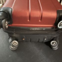 4 Wheel Carry On Size Spinner suitcase equipaje de mano con ruedas 23” H x 14” W x 10” D