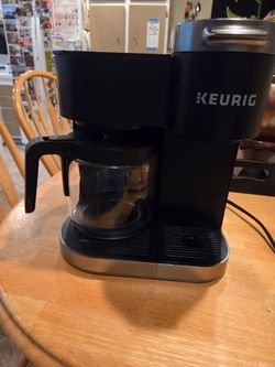 Keurig duo single and carafe