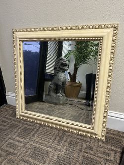 Elegant Ornate Gold Framed Wall Mirror