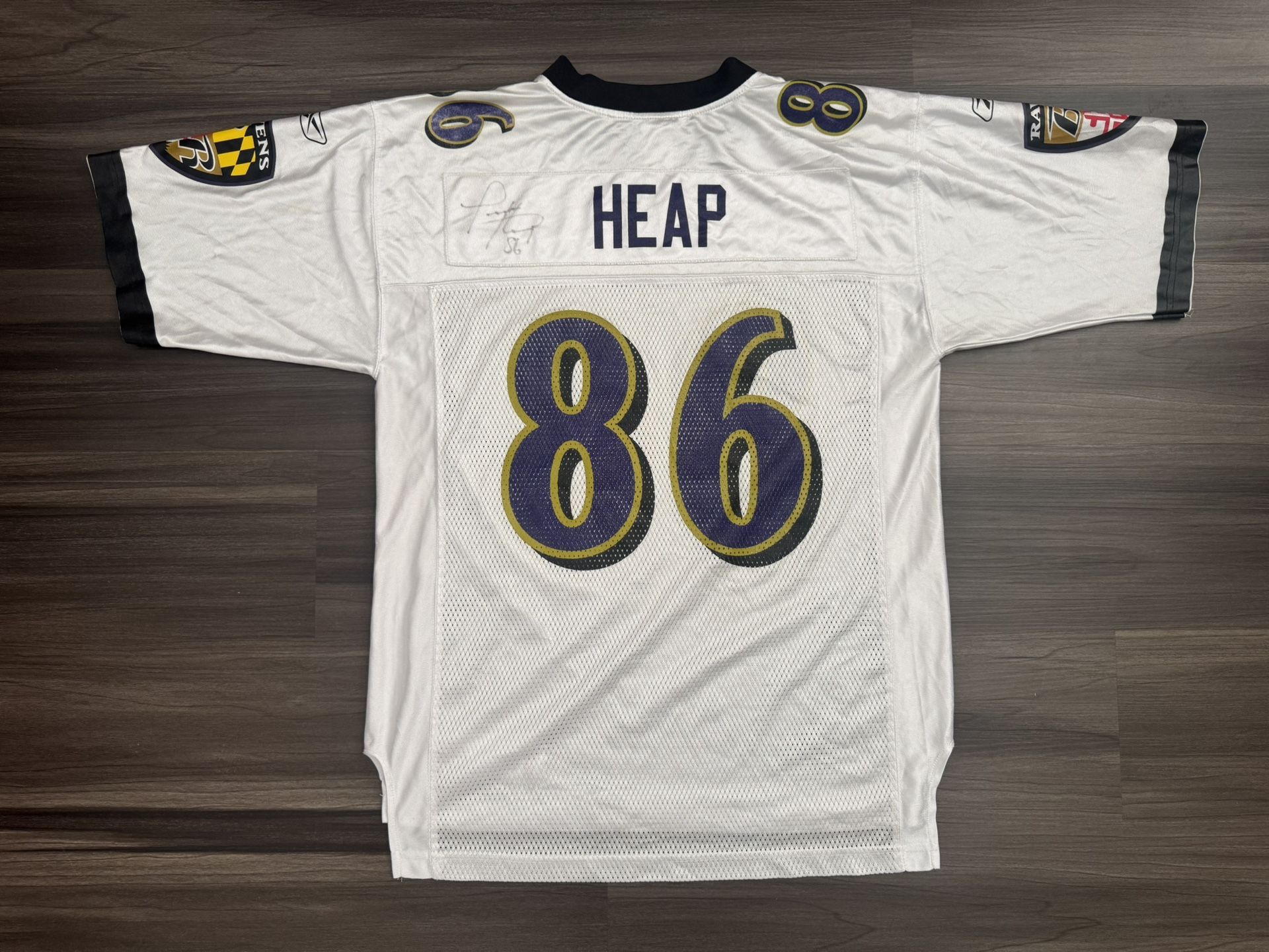 Todd Heap #86 Baltimore Ravens Signed Autographed Jersey (NO COA)