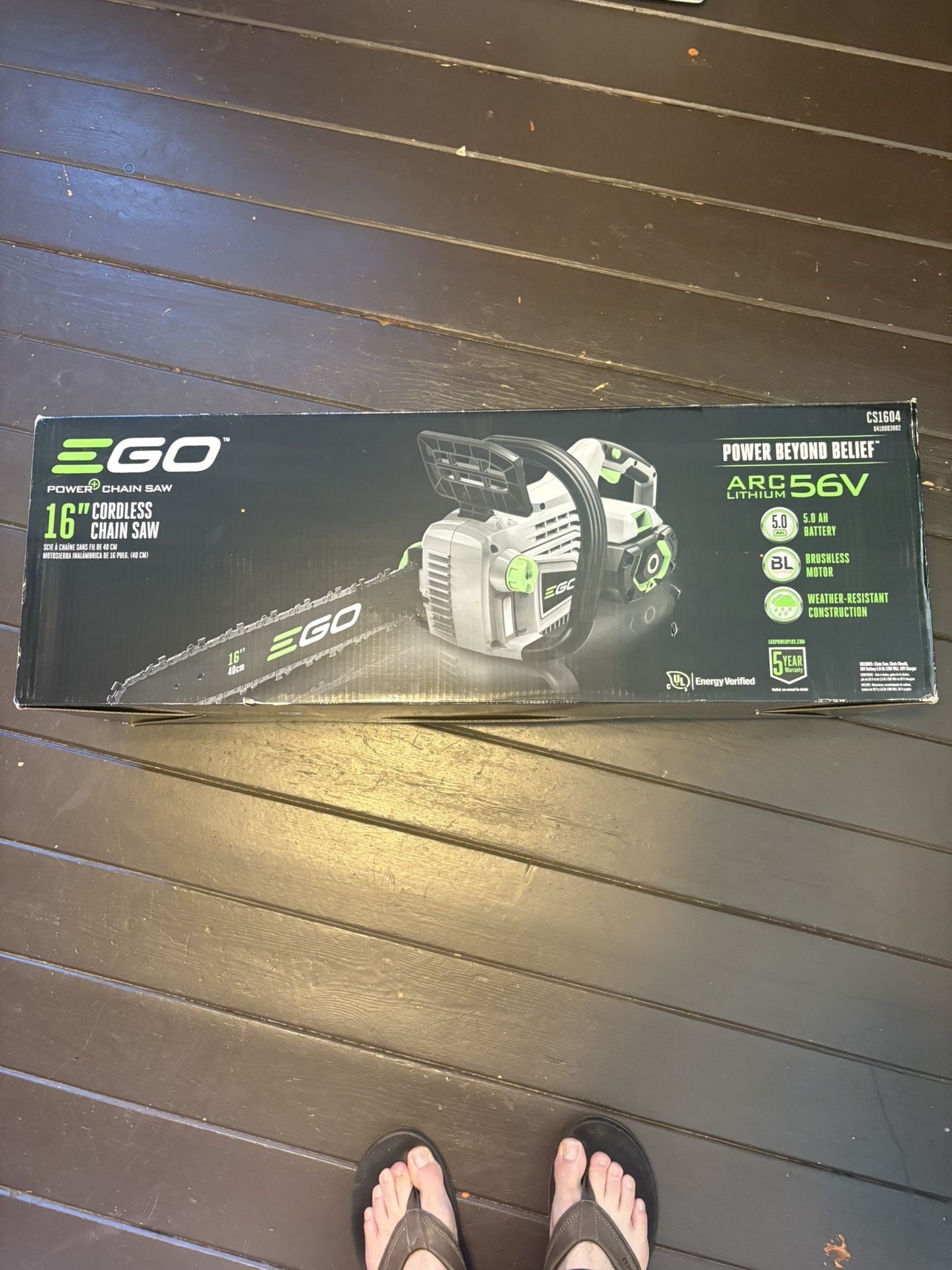 EGO 16” 56v Power+ Chainsaw