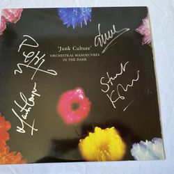 OMD orchestral Manoeuvres In The Dark Signed Vinyl Record Depeche Mode Autograph Morrissey New Order The Cure