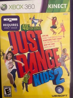 JUST DANCE KIDS 2 (X-Box 360, KINECT) KINECT Is REQUIRED!