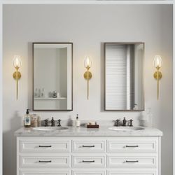 WEEKEND SPECIAL $40 EDISLIVE 2-Bulb Mid-Century Modern Starburst And Wall Sconce RETAIL $86