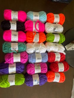 20 rolls of yarn