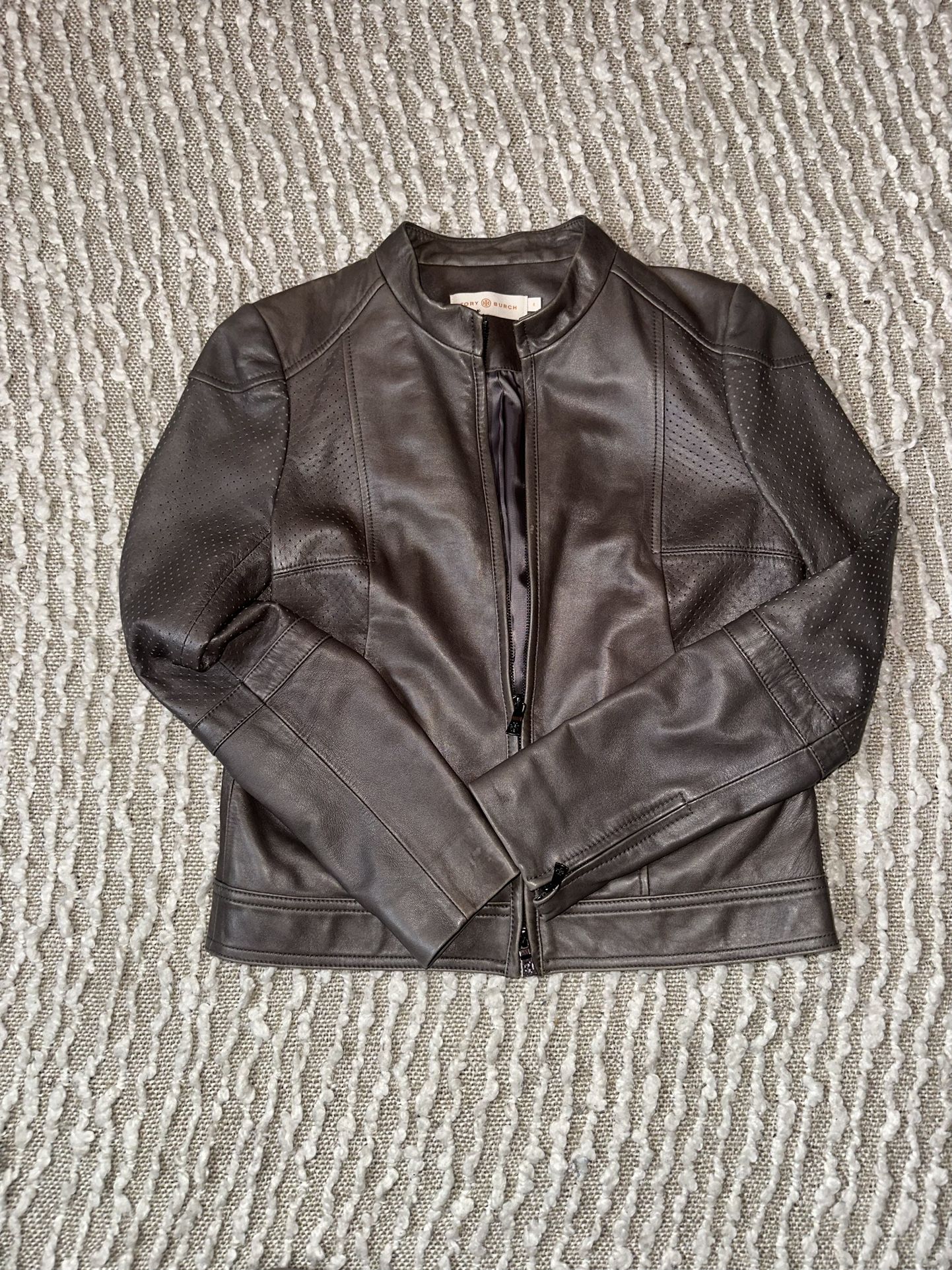 Tory Burch leather jacket size 4 