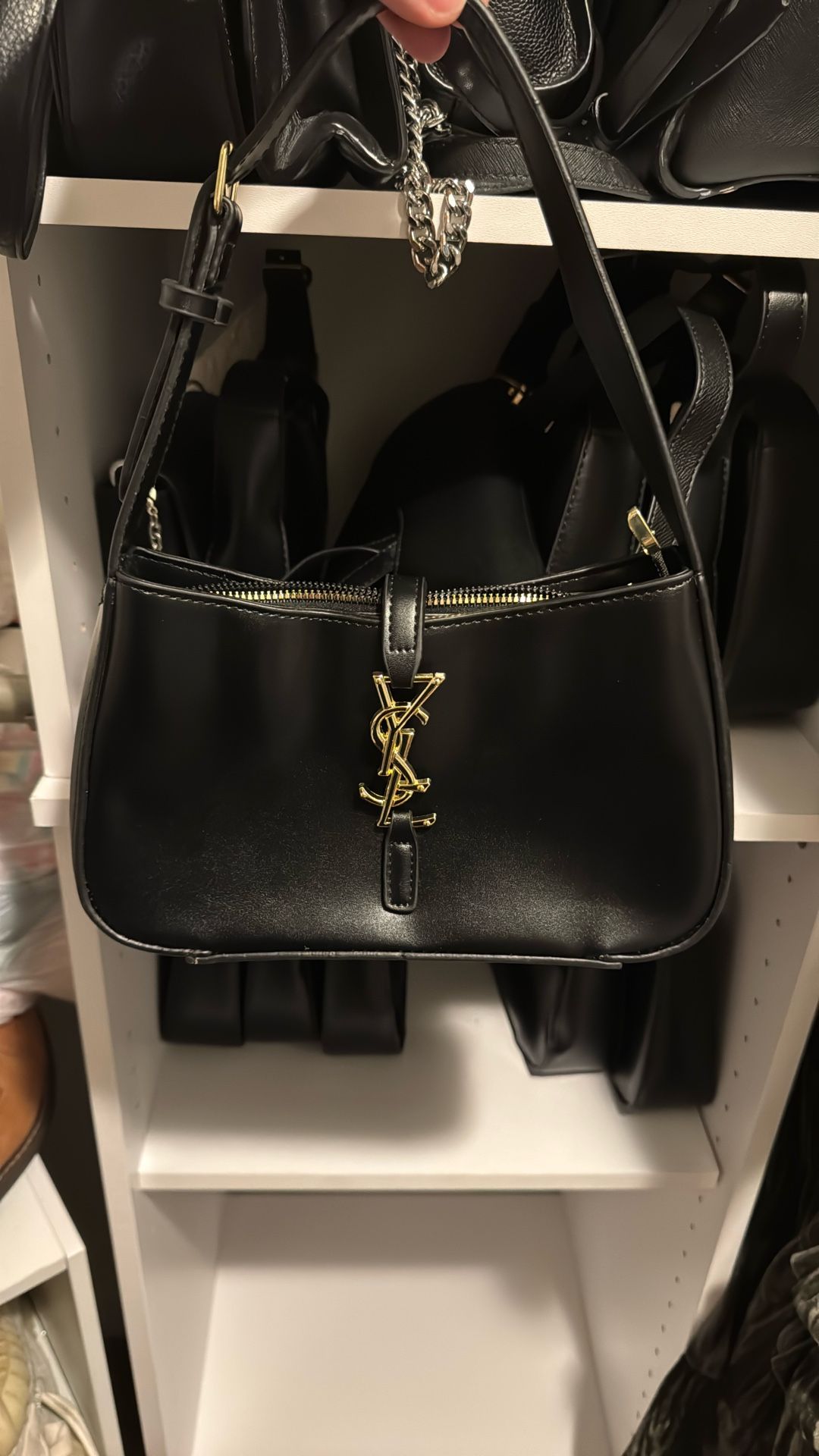 Black Leather Purse