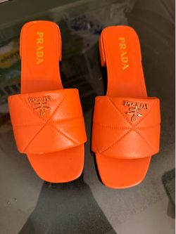 Orange Sandals size 7 women