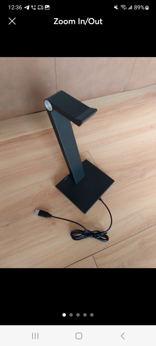 LED light gaming headphone stand