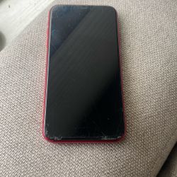 red iPhone 11 