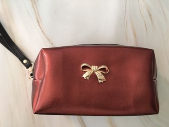 Burgundy Cosmetic Bag
