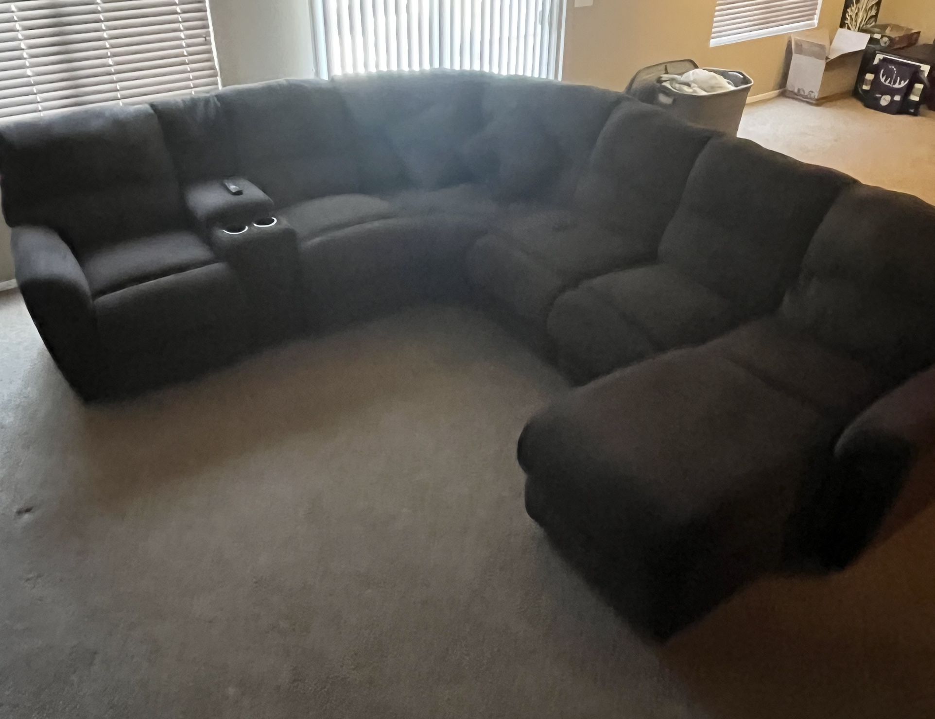 Brown sectional sofa *pending sale