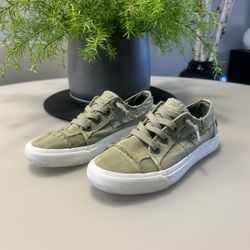 Blowfish Olive Green Slip On Athletic Shoes